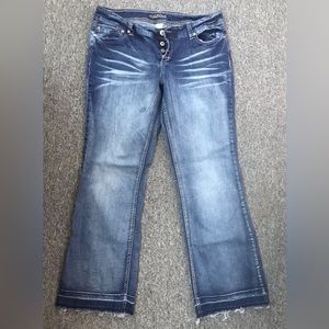 Maurices Regular Length Jeans sz 15/16 Button Fly